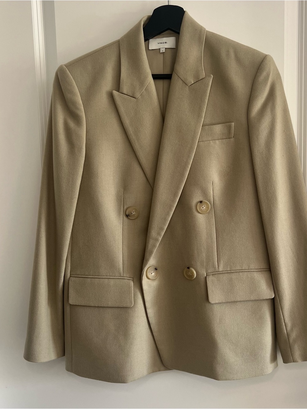 VINCE Beige Blazer Size 2
